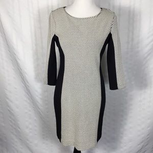 Banana Republic Black Ivory Fitted Stretch Dress‎
